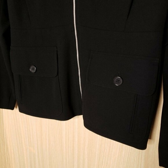 Ann Taylor Womens Vintage Black Blazer 4 - Picture 5 of 9